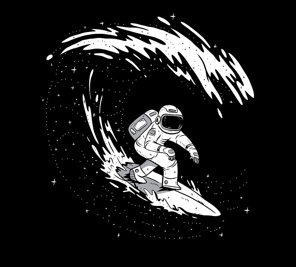 Космонавт на сёрфе
