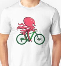 RADFAHREN-OCTOPUS, LUSTIGES GESCHENK-T-Shirt Slim Fit T-Shirt