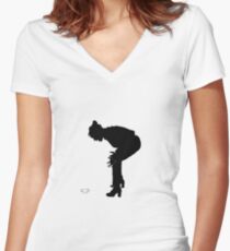 A Shadow of A star is born Fitted V-Neck T-Shirt