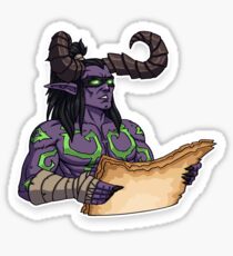 Gestörter Illidan Sticker