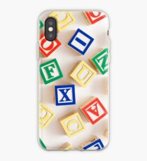 ABC Blocks spell "FUN" iPhone Case