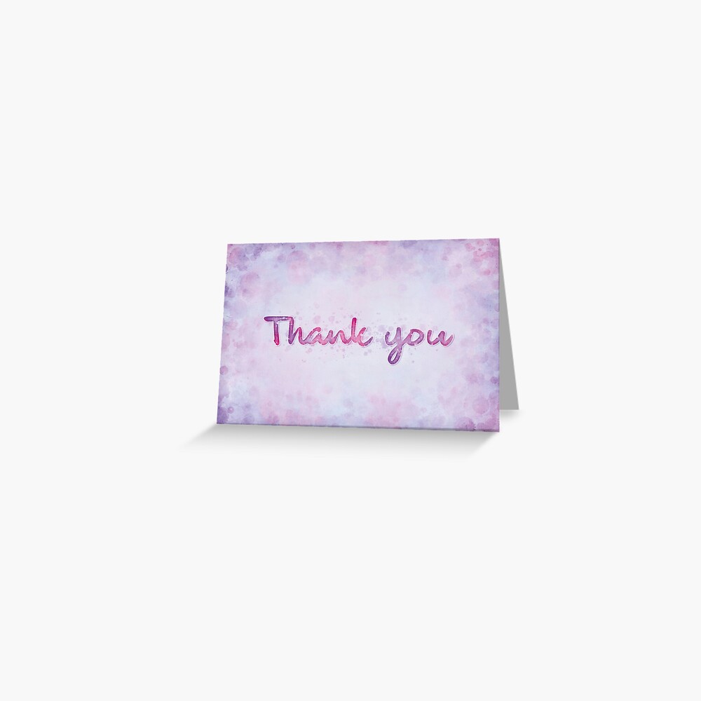 Thank You Greeting Card