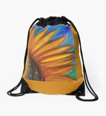 Autumn Daisy Drawstring Bag