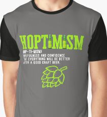 Best Selling Hoptimist with A Hoptimism Craft Beer Graphic T-Shirt