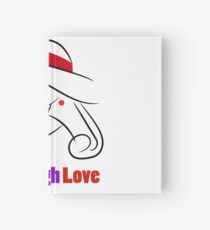 Live Laugh Love Art Design Hardcover Journal