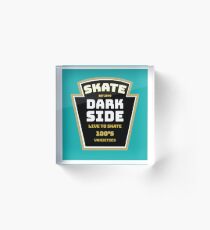 Skate Shirt - Live to Skate Shirt - Cool Skate Shirt - Skate Park Shirt - Skate tshirt - Skateboard Champion Shirt Acrylic Block