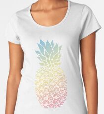 Pastel Pineapple Premium Scoop T-Shirt
