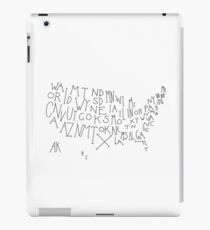 United States Abbreviations iPad Case/Skin