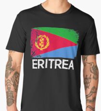 Eritrean Flag Design | Vintage Made In Eritrea Gift Men's Premium T-Shirt