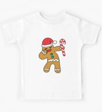 Christmas Cookie Dabbing Gingerbread Man Shirt Christmas Cookies Christmas Baking T-Shirts Kids Tee
