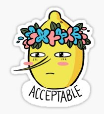Soft Lemongrab Sticker