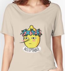 Camiseta ancha para mujer Lemongrab Suave