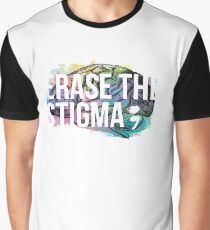 Lösche das Stigma Grafik T-Shirt