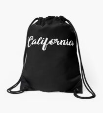 Californians retro graphic Drawstring Bag