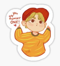 Pegatina Etiqueta engomada de motivación de Jisung