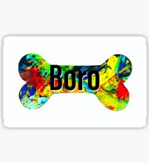 Swansboro dog bone Sticker