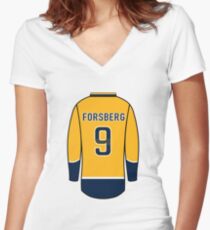 Filip Forsberg Jersey Women's Fitted V-Neck T-Shirt