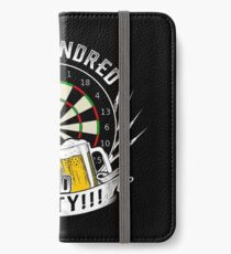 One hundred and eighty dart beer gift iPhone Wallet/Case/Skin