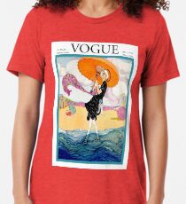 VOGUE : Vintage 1919 Magazine Advertising Print Tri-blend T-Shirt