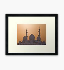 The White Domes Framed Print