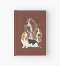 Basset Hound Hardcover Journal