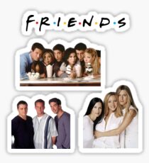 friends - 4 pack of stickers Sticker