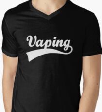 Swoosh Vaping Men's V-Neck T-Shirt