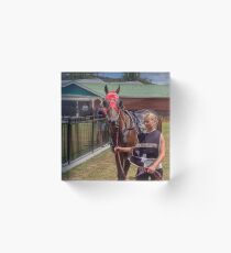 Race Horse Acrylic Block