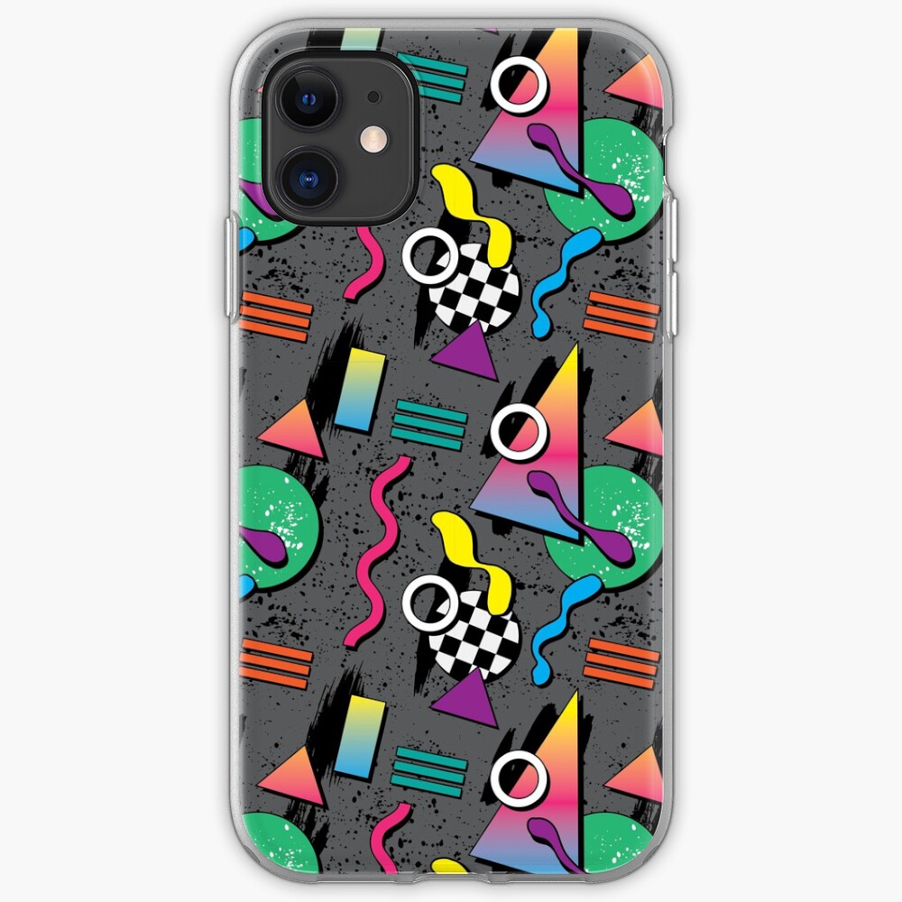 90er Jahre Muster iPhone-Hülle & Cover
