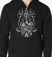 Kingdom Hearts - Black Zipped Hoodie