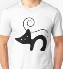 Camiseta unisex Lindo gato negro