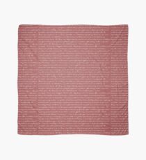Pride and Prejudice Quotes Scarf