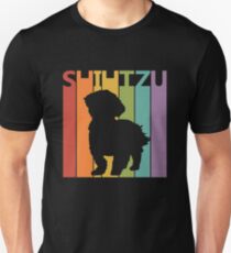 Funny Vintage Retro Shih Tzu Unisex T-Shirt