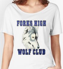 Forks High Wolf Club Twilight Werewolf Women's Relaxed Fit T-Shirt