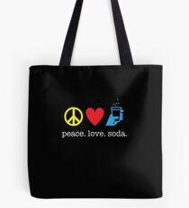 Peace Love Soda Tote Bag