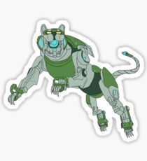 Green Lion Sticker