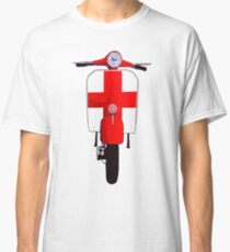 Classic Scooter with St George Cross Art Classic T-Shirt