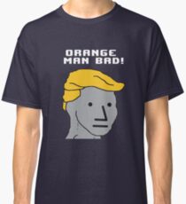 NPC Wojak Orange Man Bad T-Shirt Classic T-Shirt