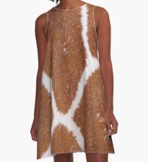 Giraffe Fur A-Line Dress