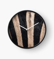 Zebra Fur Clock