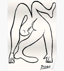 Pablo Picasso Le Acrobat, 1930, Artwork Reproduction, Tshirts, Prints, Posters For Men, Women, Youth, Kids Poster