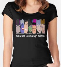 The Seven Deadly Villains Women's Fitted Scoop T-Shirt