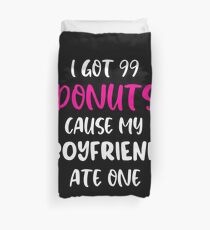 Donut Liebhaber Shirt Bettbezug