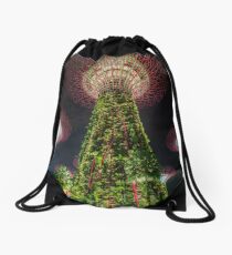 Gardens by the Bay Drawstring Bag