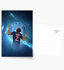 Kylian Mbappe PSG 'Universe' Artwork Design Postcards
