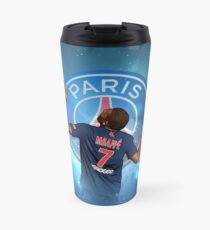 Kylian Mbappe PSG 'Universe' Artwork Design Travel Mug