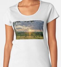 Sunlight in the sky's Women's Premium T-Shirt
