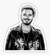 J Balvin bw Sticker