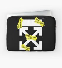 Off White Line Kreuz Laptoptasche