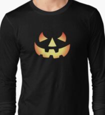 Halloween Pumpkin Face Long Sleeve T-Shirt